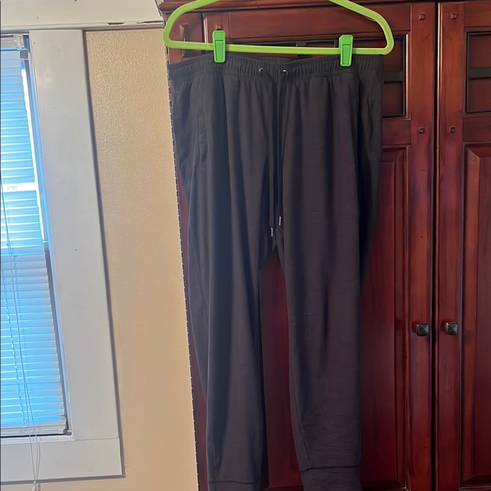 Old Navy Black Track Pants with Elastic Waistband